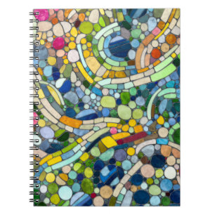 Colorful Pebbles Mosaic Art Notebook