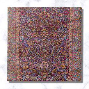 Colorful Persian Rug Pattern Tile