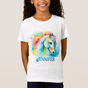 Colorful Personaized Spirit Pony 8 Kid's T-Shirt