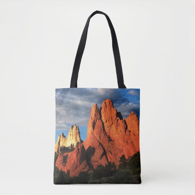 Colorful Personalized, Garden of Gods Tote Bag (Front)