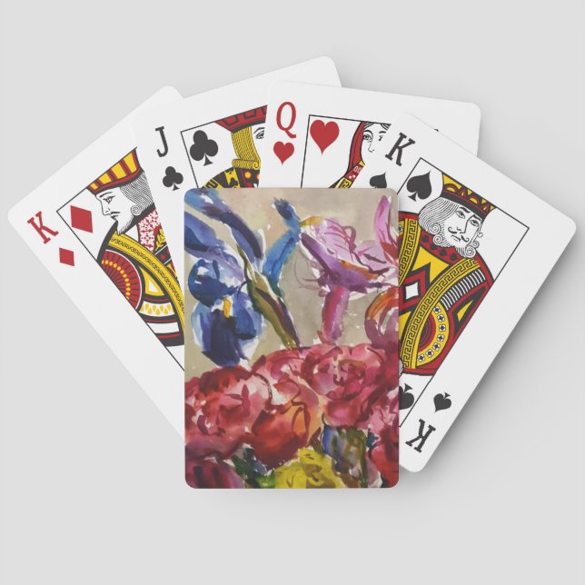Colorful personalized playing cards (Back)