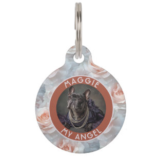 Colorful Pet Themed Gift Rose Tag