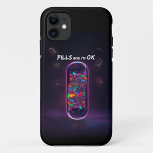 Colorful Pill cool medication trendy design Case-Mate iPhone Case