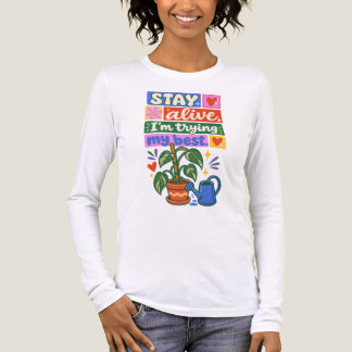 Colorful Plant Lover Indoor Gardening Tee