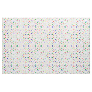 Colorful Polka Dots Geometric Pattern Fabric