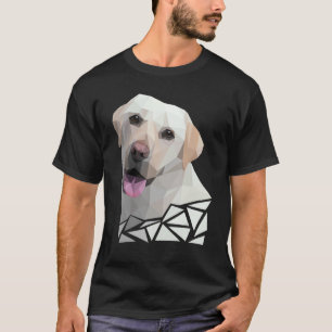 Colorful Polygon Labrador Retriever Portrait Lab O T-Shirt