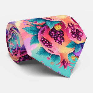Colorful Pomegranate Tie