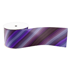 Colorful Pretty Purple Colors Of The Year Grosgrain Ribbon