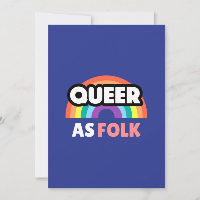 Colorful Pride Logo | Love & Unity Design Invitation (Front)