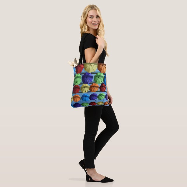 Colorful Protection Tote Bag (On Model)