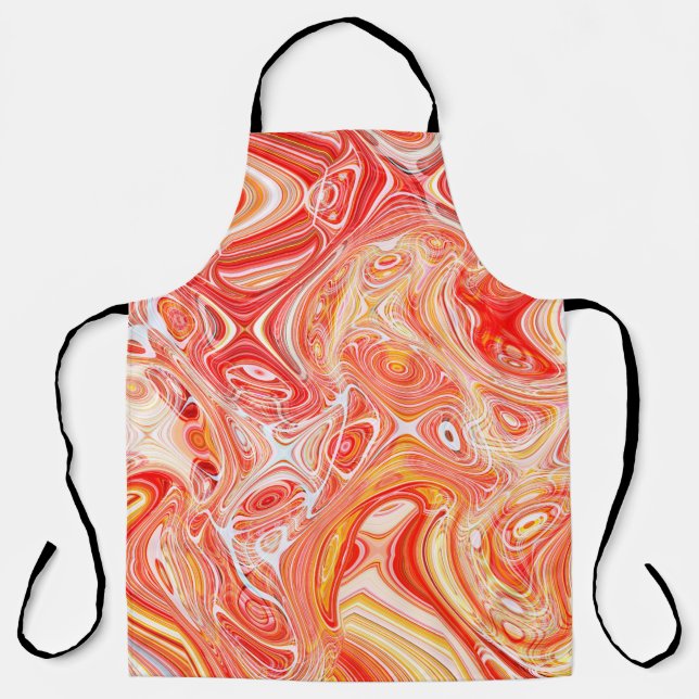 Colorful psychedelic background made of interweavi apron (Front)