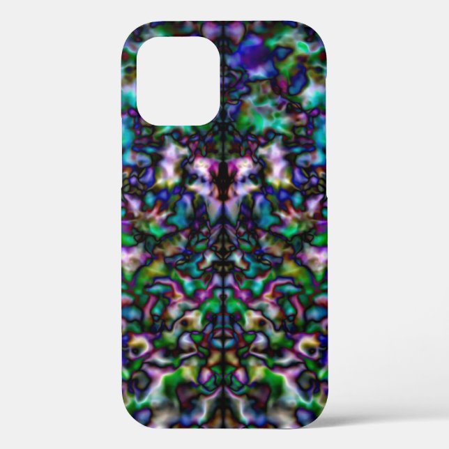 Colorful psychedelic kaleidoscope pattern Case-Ma Case-Mate iPhone Case (Back)