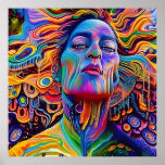 Colorful Psychedelic Pop Art High Quality Poster<br><div class="desc">Colorful Psychedelic Pop Art High Quality</div>