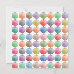 Colorful pumpkin pattern