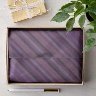 Colorful Purple Tone Colors Of The Year Stripes Tissue Paper
