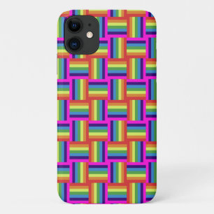 Colorful Rainbow Block Pattern Case-Mate iPhone Case