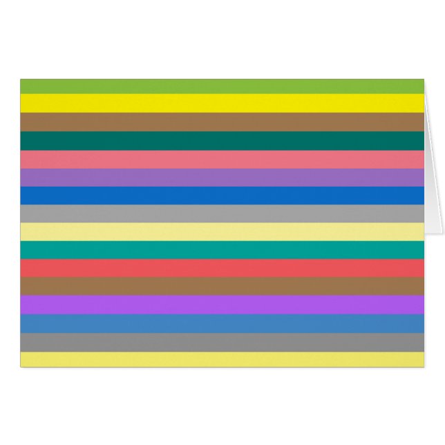 Colorful rainbow lines pattern (Front Horizontal)