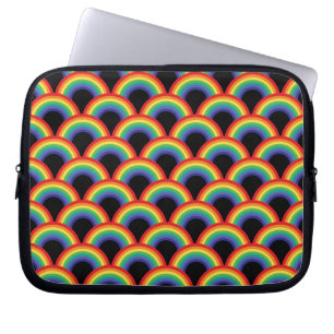 Colorful Rainbow Pattern Laptop Sleeve