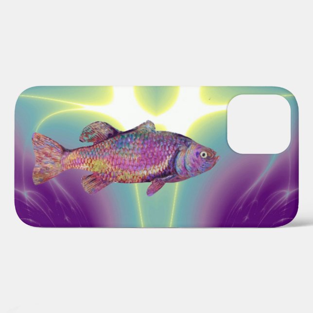 COLORFUL RAINBOW TROUT Case-Mate iPhone CASE (Back (Horizontal))