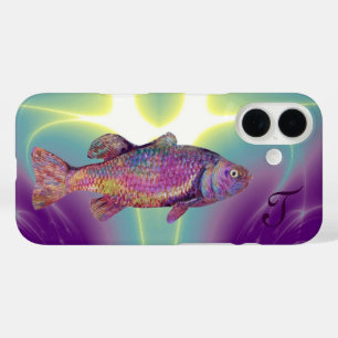 COLORFUL RAINBOW TROUT Monogram iPhone 16 Case
