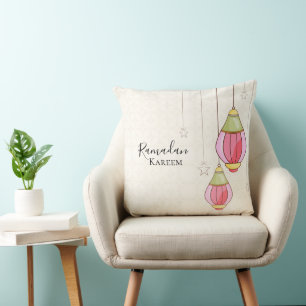 Colorful Ramadan Lantern Pillow