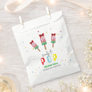 Colorful Ready To Pop Ice Cream Baby Shower Favour Bags