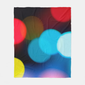 colorful (red sky artic an yellow color) blurred b fleece blanket
