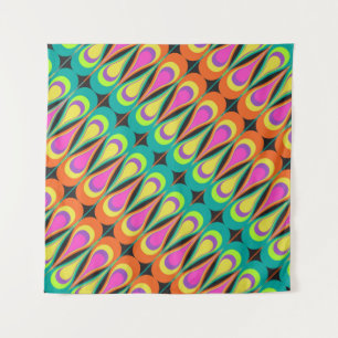 Colorful repeating diagonal pattern.abstract, art, tapestry