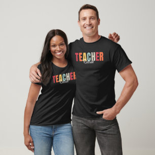 COLORFUL RETIRED TEACHER GIFT T-Shirt