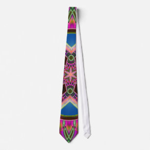 COLORFUL RETRO STYLE NECKTIE
