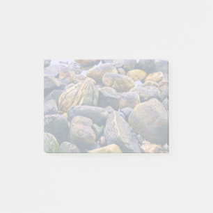 Colorful rocks    post-it notes