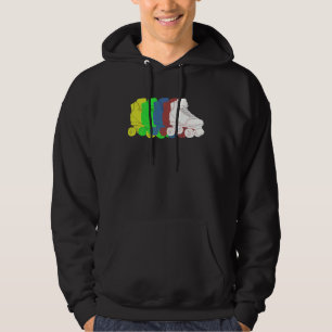 Colorful Roller Skates Hoodie