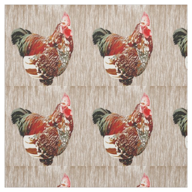 Colorful Rooster The Extrovert, Fabric (Swatch)