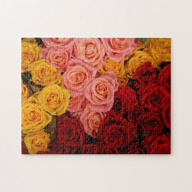 Colorful Roses Jigsaw Puzzle (Horizontal)