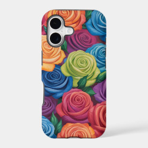 Colorful roses pattern