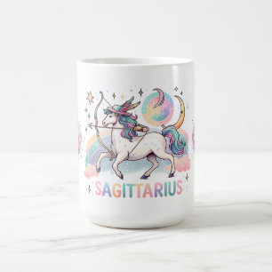 Colorful Sagittarius Archer Zodiac Astrology Coffee Mug