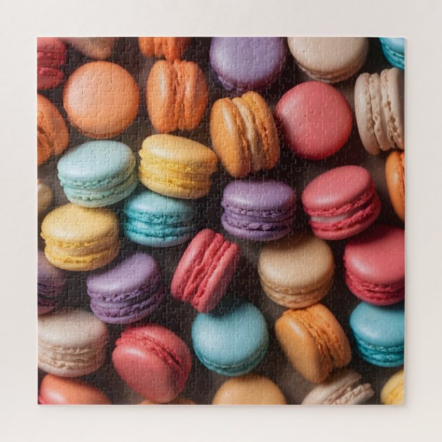 Colorful sandwich cookies jigsaw puzzle (Vertical)