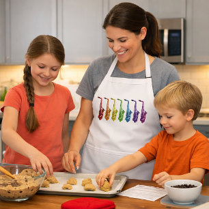 Colorful Saxophone Standard Apron