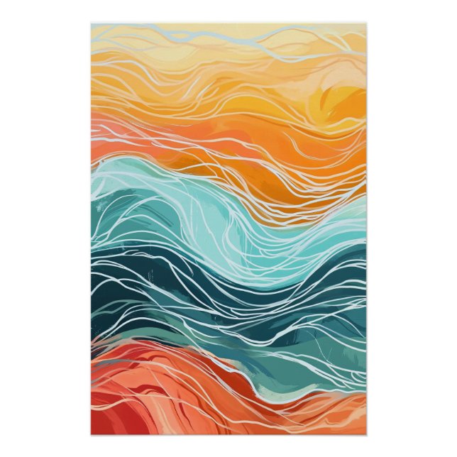 Colorful Sea Poster (Front)