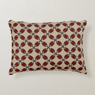 Colorful seamless geometric pattern abstract, decorative cushion