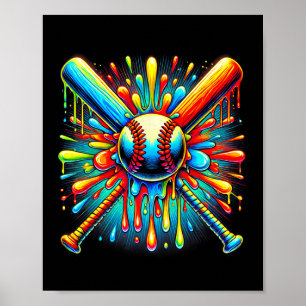 Colorful Sell Tie Dye Sell Home Plate Drip Boy Gir Poster