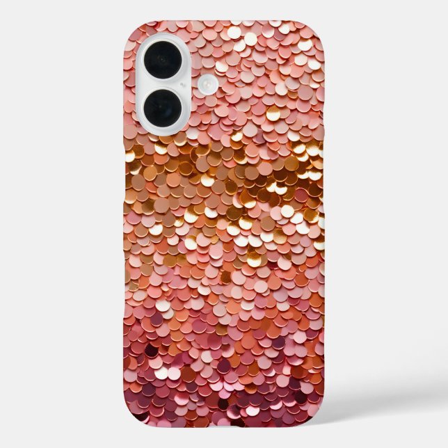 Colorful Sequin Art iPhone Case (Back)