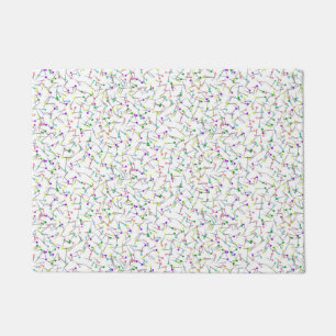 Colorful Sewing Pins White Dressmaker Seamstress Doormat