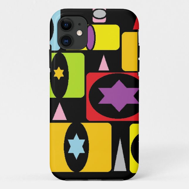COLORFUL SHAPES Case-Mate iPhone CASE (Back)