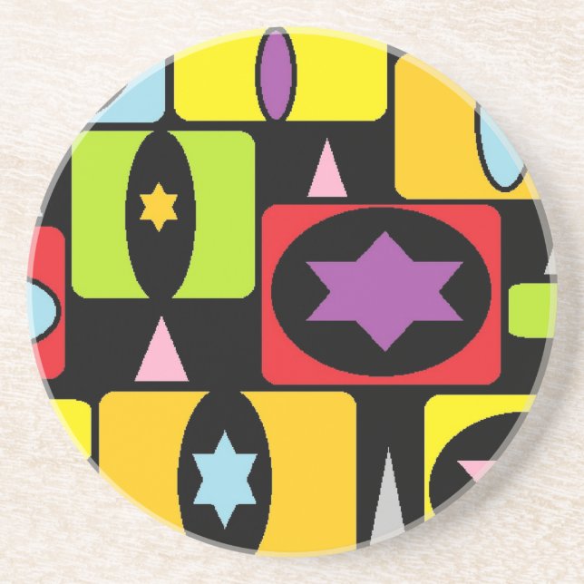 COLORFUL SHAPES COASTER (Front)