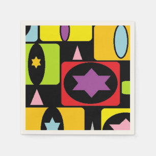 COLORFUL SHAPES NAPKIN