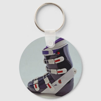 Colorful Ski boot Key Ring