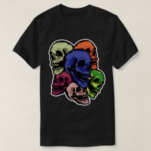 Colorful Skulls T-Shirt