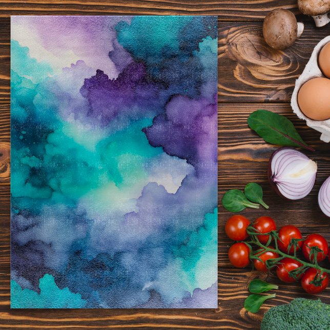 Colorful Smoke Art Chopping Board (Creator Uploaded)