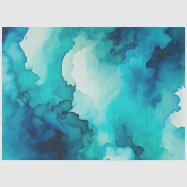 Colorful Smoke Art Tissue Paper (Front)